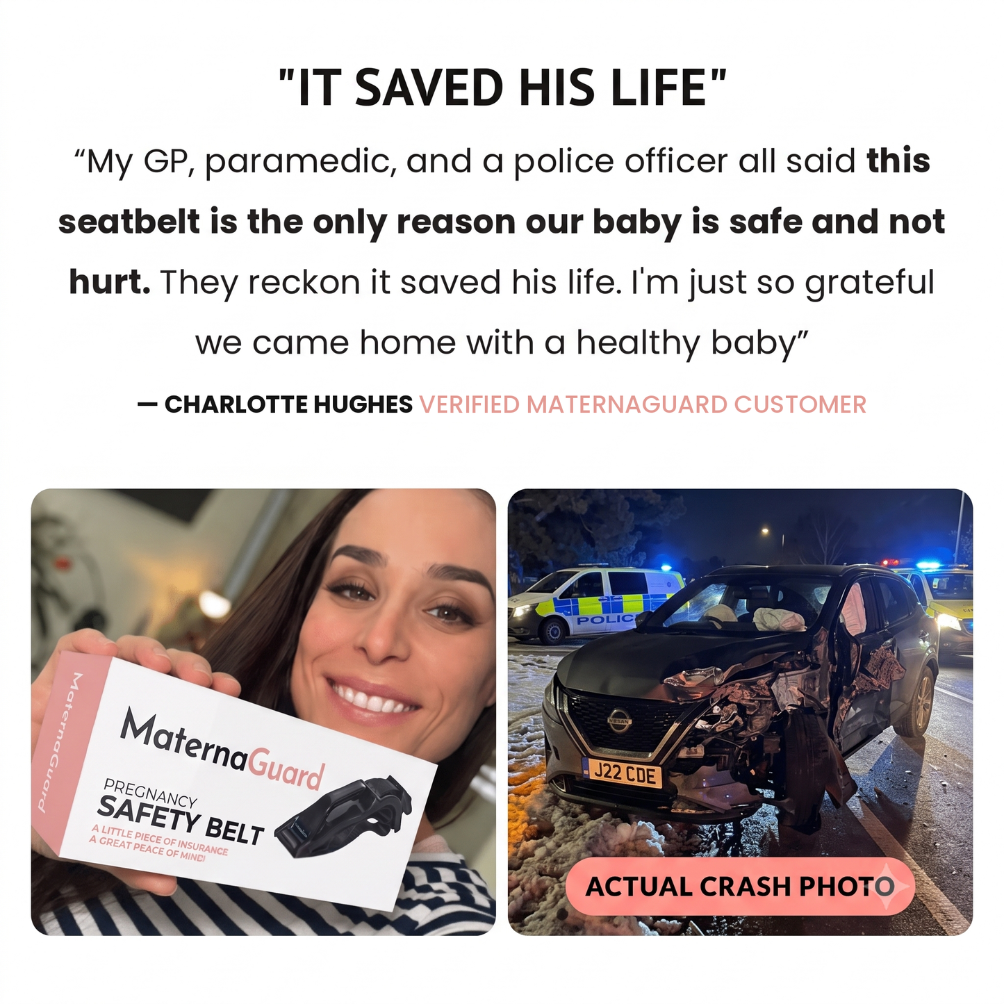 Pregnancy Seatbelt Positioner